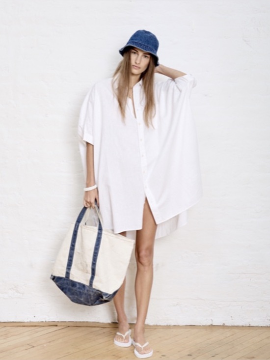 Denimist Dresses & Skirts - Denimist relaxed short sleeve shirt dress